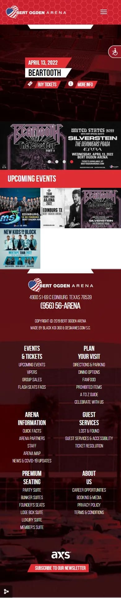 Bert Ogden Arena Version Mobile