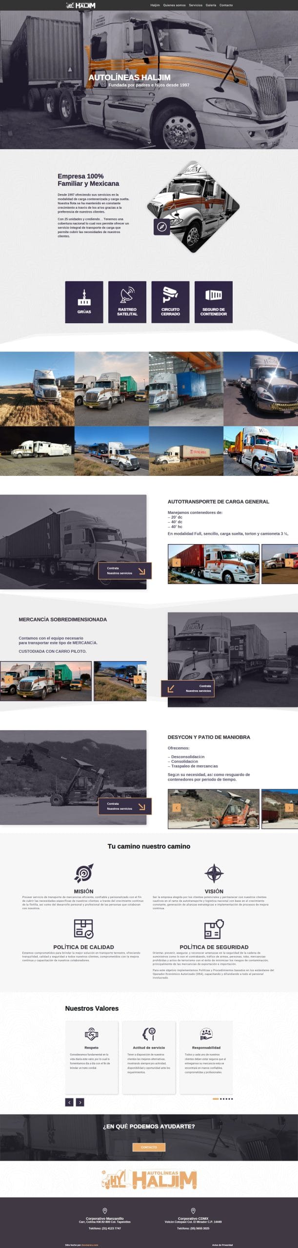 AUTOLÍNEAS HALJIM Desktop Version