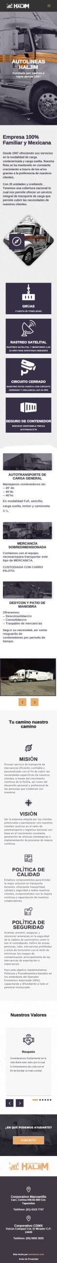 AUTOLÍNEAS HALJIM Mobile Version