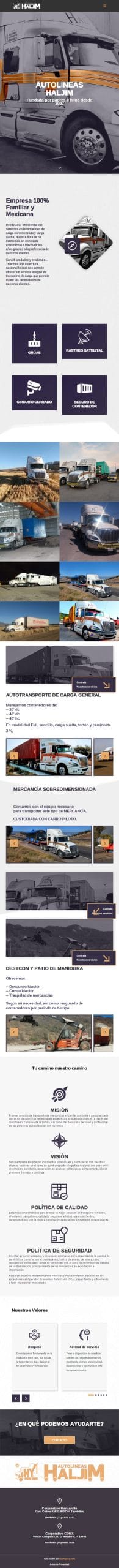 AUTOLÍNEAS HALJIM Tablet Version