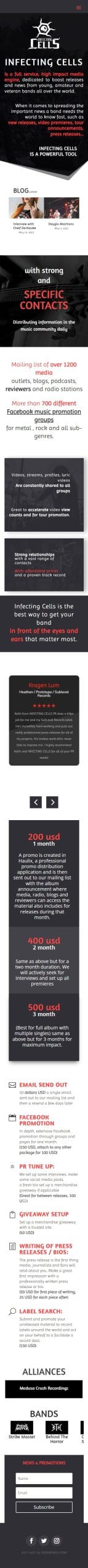 Infectingcells Mobile Version