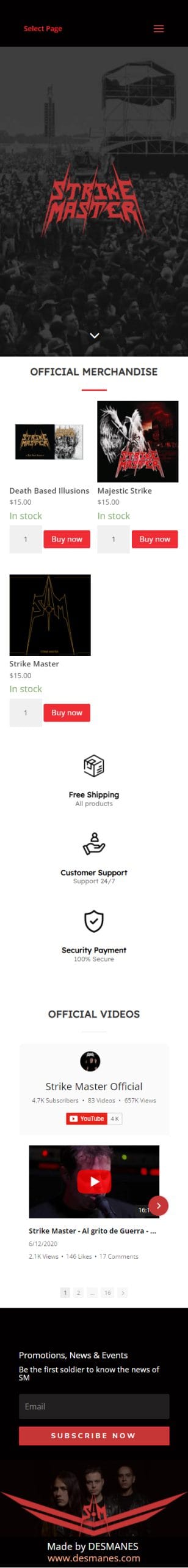 Strikemaster Version Mobile